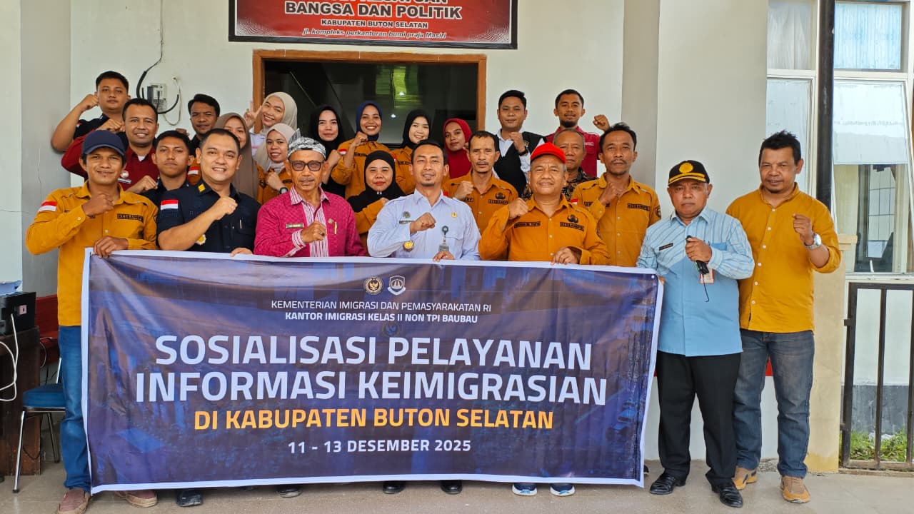 Sosialisasi Layanan Keimigrasian di Kabupaten Buton Selatan